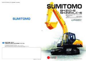 Lánctalpas kotrók Sumitomo SH210-6