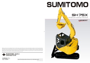 Lánctalpas kotrók Sumitomo SH75X-3B