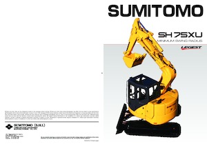 Lánctalpas kotrók Sumitomo SH75XU-3B