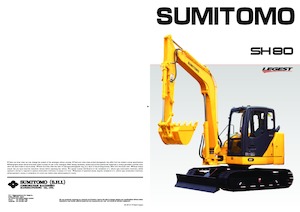 Lánctalpas kotrók Sumitomo SH80-3B