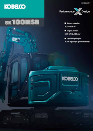 Lánctalpas kotrók Kobelco SK 100 MSR 7