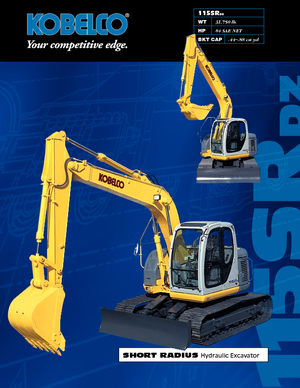 Lánctalpas kotrók Kobelco SK 115 SR