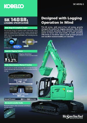 Lánctalpas kotrók Kobelco SK 140 SRL 5
