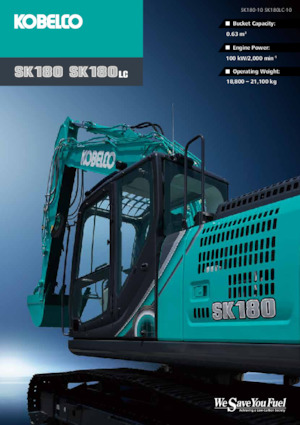 Lánctalpas kotrók Kobelco SK 180 10