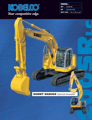Lánctalpas kotrók Kobelco SK 200 SR