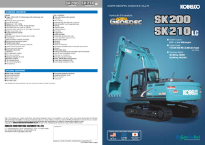 Lánctalpas kotrók Kobelco SK 210 LC