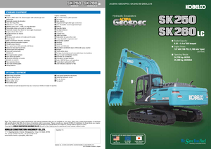 Lánctalpas kotrók Kobelco SK 260-8 LC