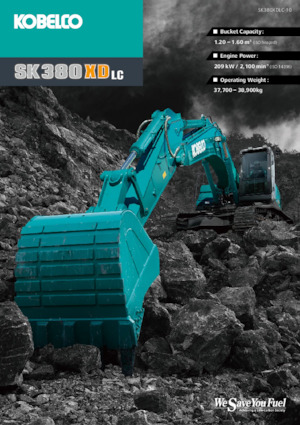 Lánctalpas kotrók Kobelco SK 380 XDLC