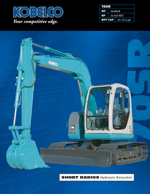 Lánctalpas kotrók Kobelco SK 70 SR