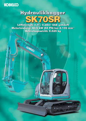 Lánctalpas kotrók Kobelco SK 70 SR