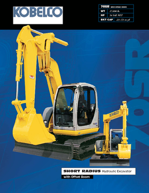Lánctalpas kotrók Kobelco SK 70 SR