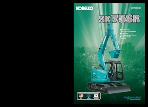 Lánctalpas kotrók Kobelco SK 75 SR 3