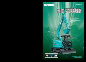 Lánctalpas kotrók Kobelco SK 75 SR 3