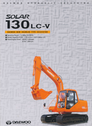 Lánctalpas kotrók Doosan SOLAR 130 LC-V