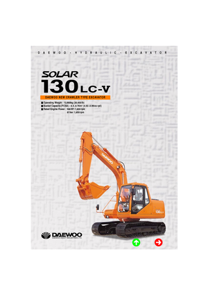Lánctalpas kotrók Doosan Solar 130 LC-V