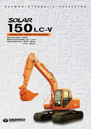 Lánctalpas kotrók Doosan Solar 150 LC-V