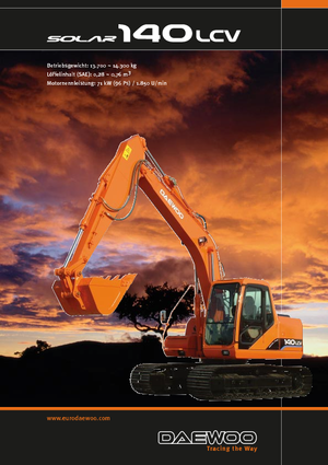 Lánctalpas kotrók Doosan Solar 155 LC-V