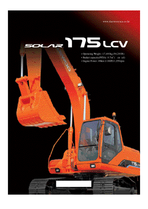 Lánctalpas kotrók Doosan Solar 175 LC-V