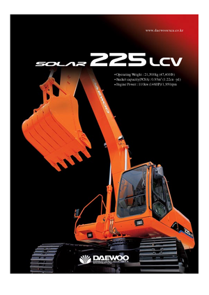 Lánctalpas kotrók Doosan Solar 225 LC-V