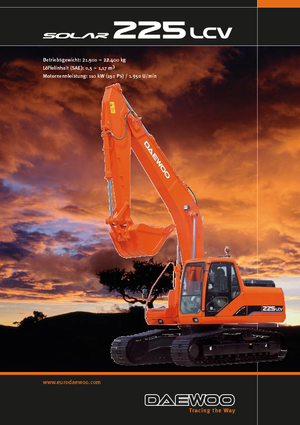 Lánctalpas kotrók Doosan Solar 225 LC-V