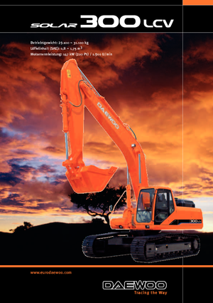 Lánctalpas kotrók Doosan Solar 300 LC-V