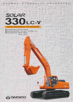 Lánctalpas kotrók Daewoo SOLAR 330LC-V