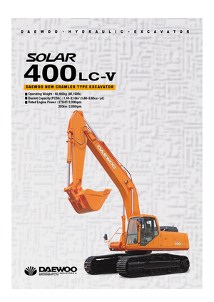 Lánctalpas kotrók Doosan Solar 400 LC-V
