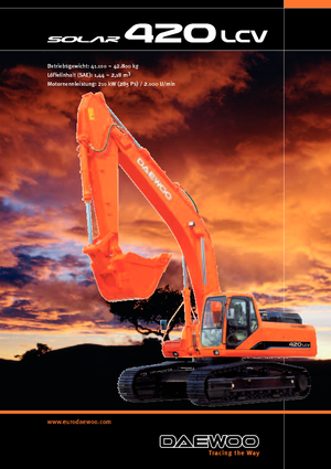Lánctalpas kotrók Doosan Solar 420 LC-V