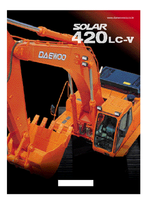 Lánctalpas kotrók Doosan Solar 420 LC-V