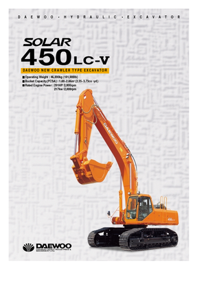 Lánctalpas kotrók Doosan Solar 450 LC-V