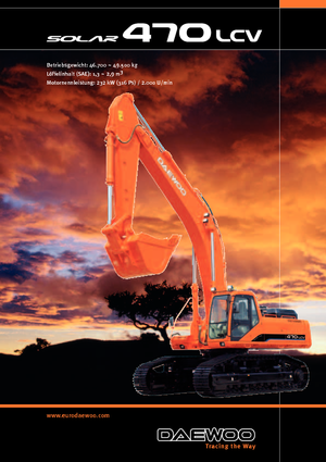 Lánctalpas kotrók Doosan Solar 470 LC-V