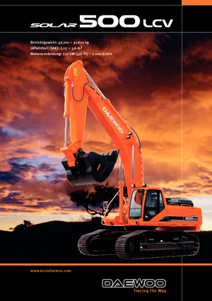 Lánctalpas kotrók Doosan Solar 500 LC-V Gigant