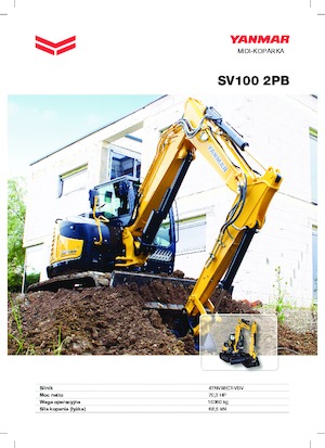 Lánctalpas kotrók Yanmar SV 100-2 PBCR