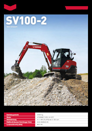 Lánctalpas kotrók Yanmar SV100-2 