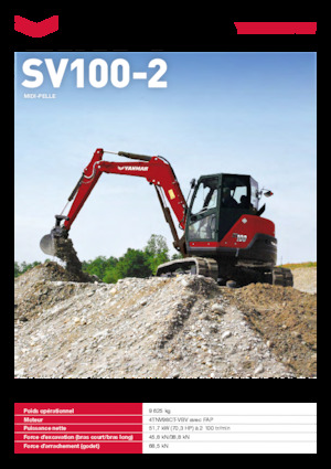 Lánctalpas kotrók Yanmar SV100-2 