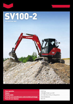Lánctalpas kotrók Yanmar SV100-2 