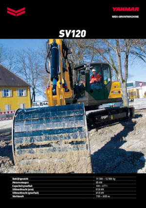 Lánctalpas kotrók Yanmar SV120