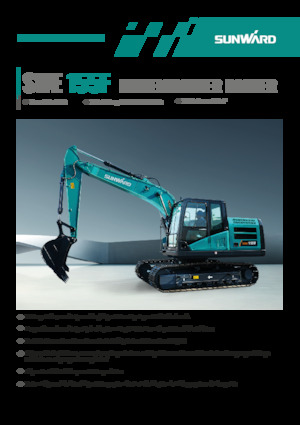 Lánctalpas kotrók Sunward SWE155F