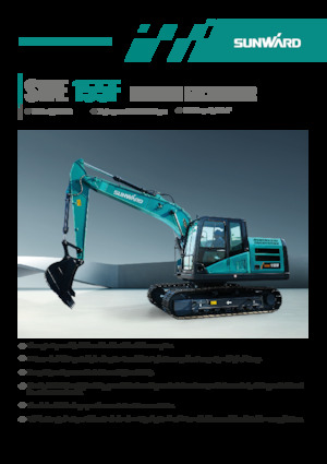 Lánctalpas kotrók Sunward SWE155F