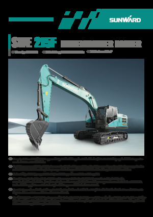 Lánctalpas kotrók Sunward SWE215F