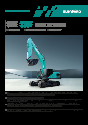 Lánctalpas kotrók Sunward SWE335F