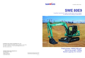 Lánctalpas kotrók Sunward SWE80E9 