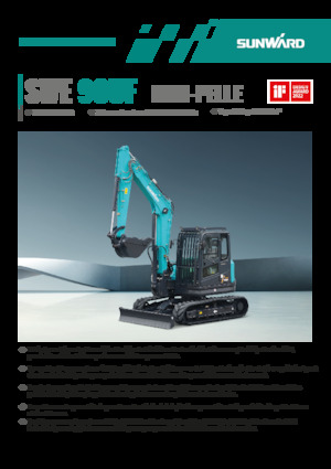 Lánctalpas kotrók Sunward SWE90UF