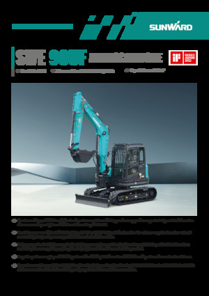 Lánctalpas kotrók Sunward SWE90UF