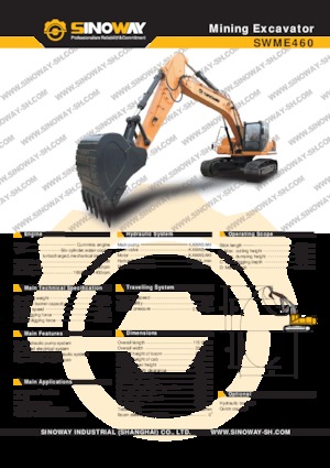 Lánctalpas kotrók Sinoway SWME460