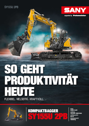 Lánctalpas kotrók Sany SY155U 2PB