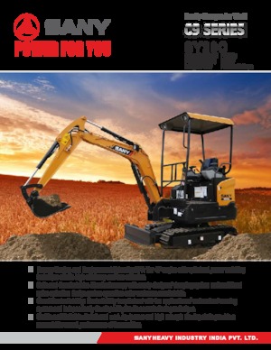 Minikotrók Sany SY20C