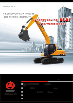 Lánctalpas kotrók Sany SY210C