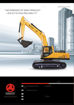 Lánctalpas kotrók Sany SY330C