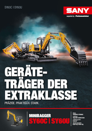 Lánctalpas kotrók Sany SY60U 